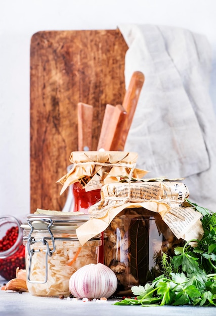 Świeże składniki na stole